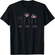 Rock Paper Scissors Cat Paws and Mittens in French T-Shirt - T-Shirt | Black