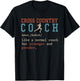 Cross Country Coach, Sports Coaching T-Shirt - T-Shirt | Black