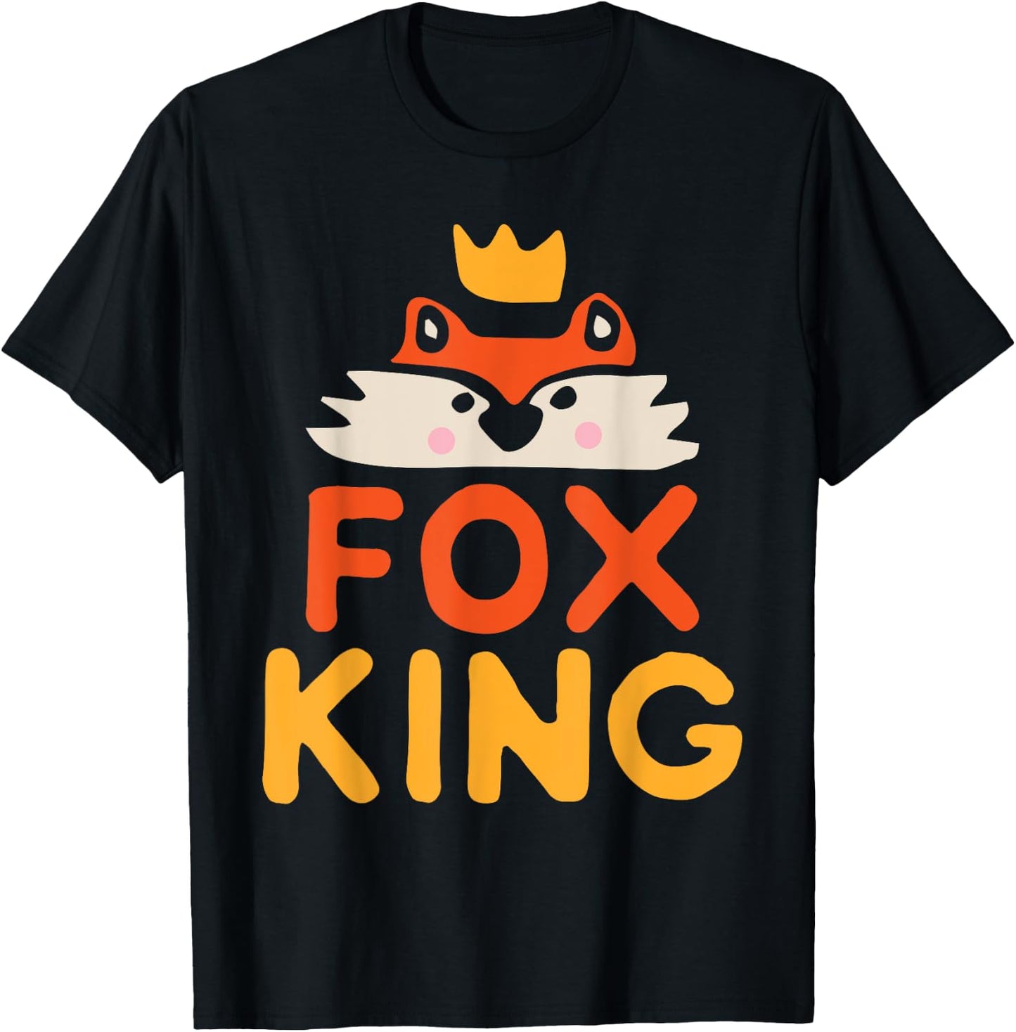 Fox King T-Shirt - T-Shirt | Black