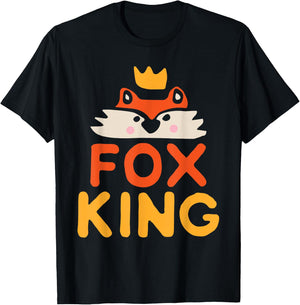 Fox King T-Shirt - T-Shirt | Black