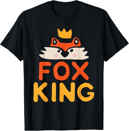 Fox King T-Shirt - T-Shirt | Black