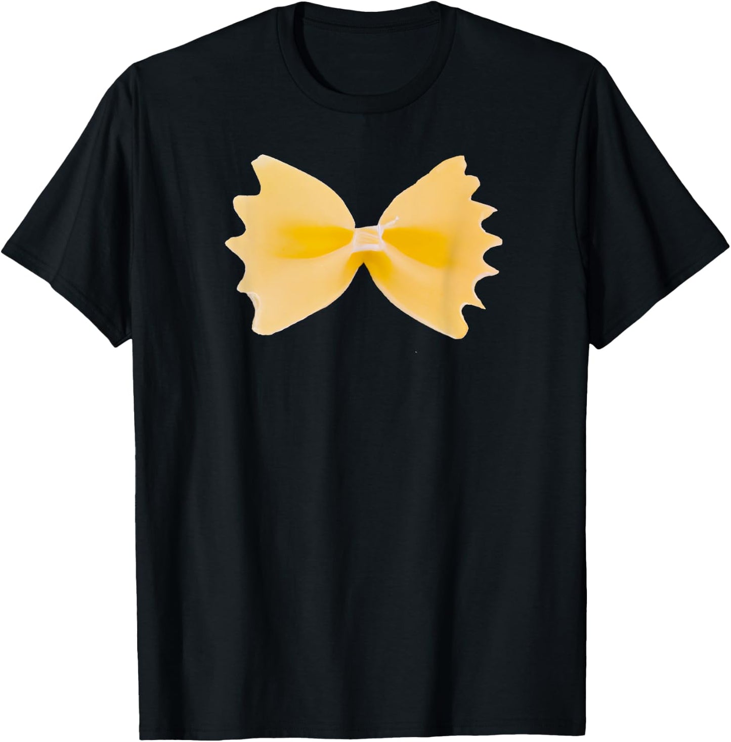Bow Tie Pasta T-Shirt - T-Shirt | Black
