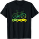Bike And Chain Road Bike Cycling T-Shirt - T-Shirt | Black