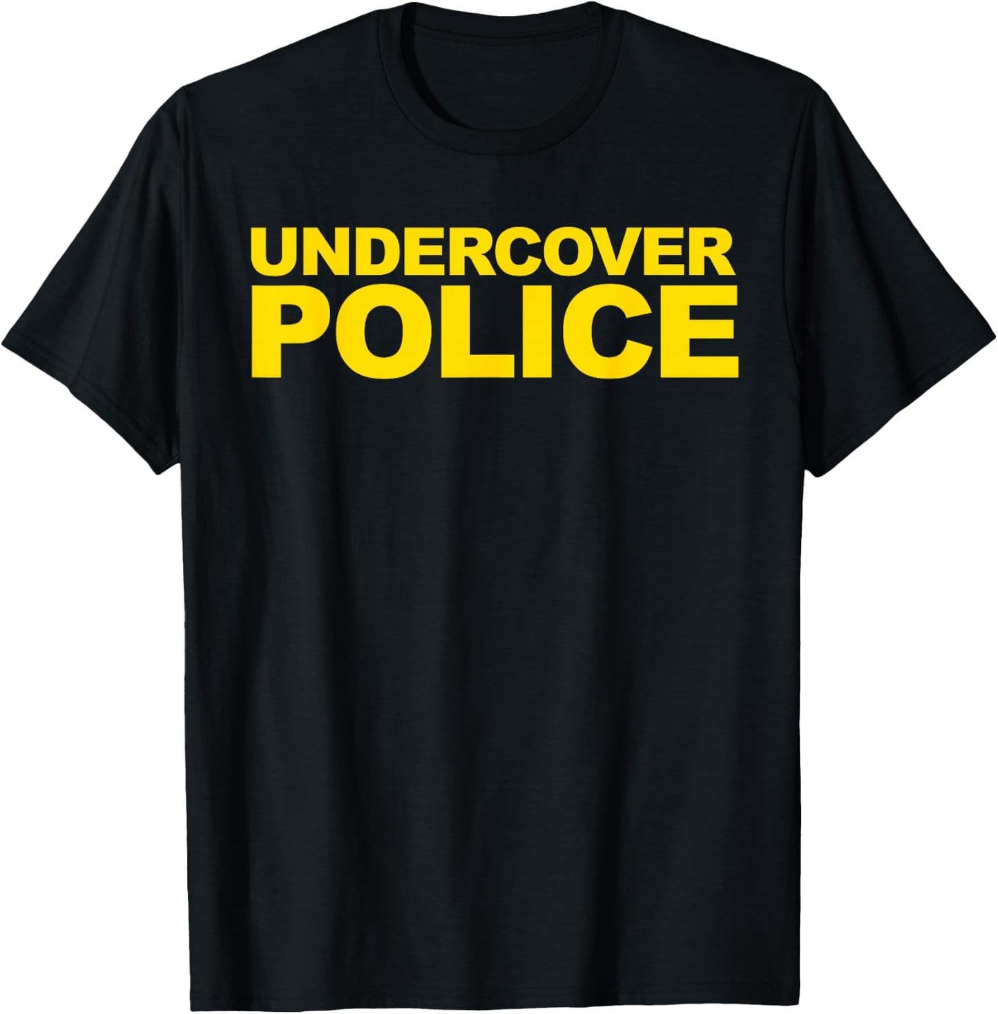 Undercover Police T-Shirt - T-Shirt | Black