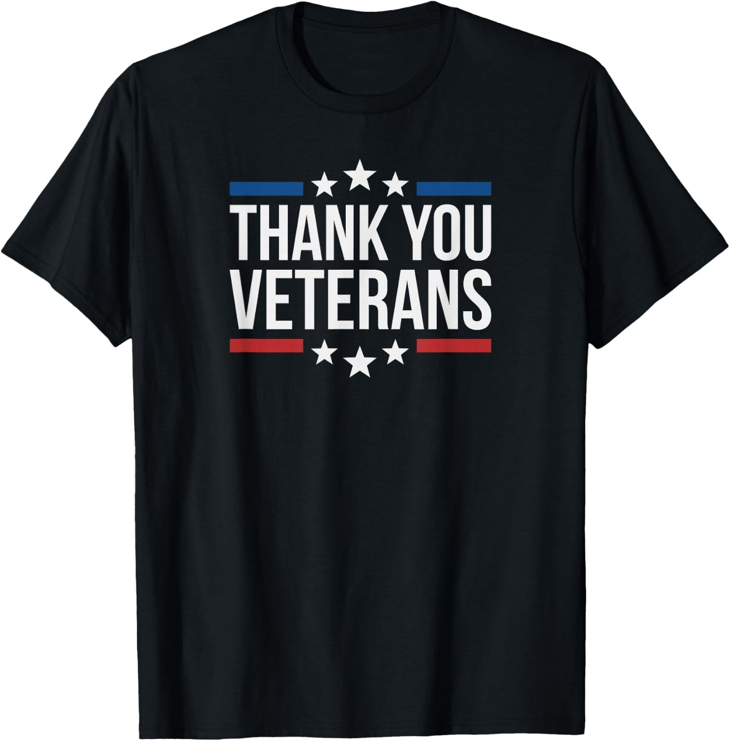 Thank You Veterans T-Shirt - T-Shirt | Black