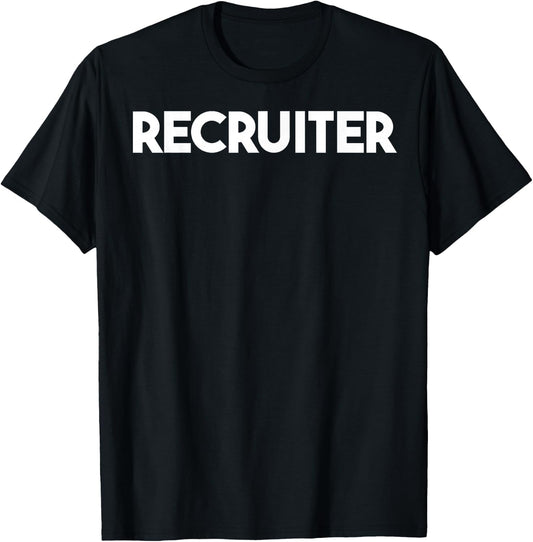 Recruiter T-Shirt - T-Shirt | Black