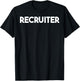 Recruiter T-Shirt - T-Shirt | Black