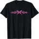Pink Butterfly Tattoo Harajuku Grunge Egirl y2k Aesthetic T-Shirt - T-Shirt | Black