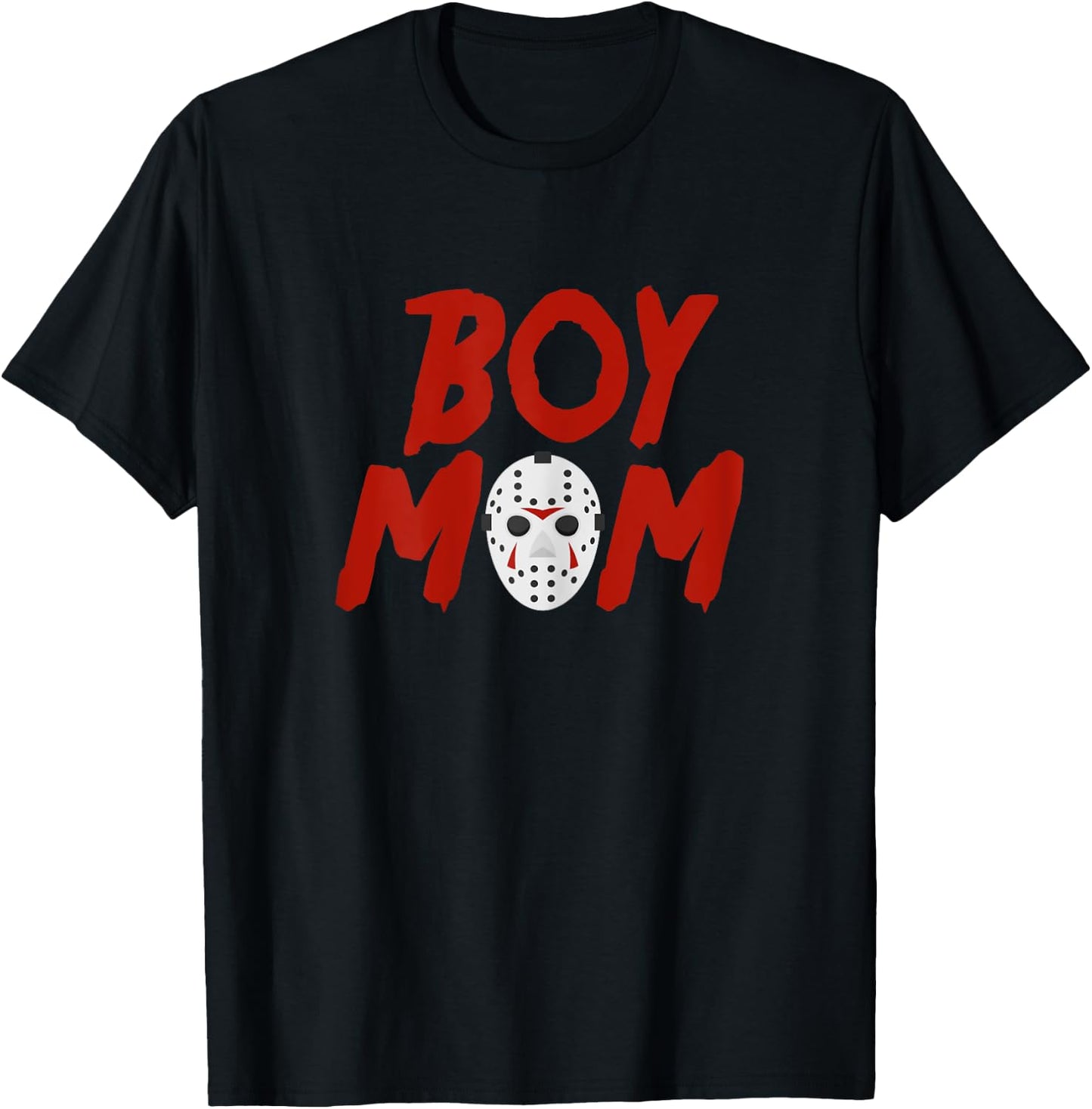 Boy Mom I Wish It was Friday Halloween T-Shirt - T-Shirt | Black