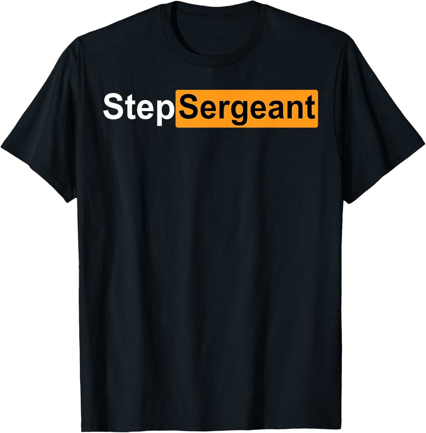 Step Sergeant T-Shirt - T-Shirt | Black