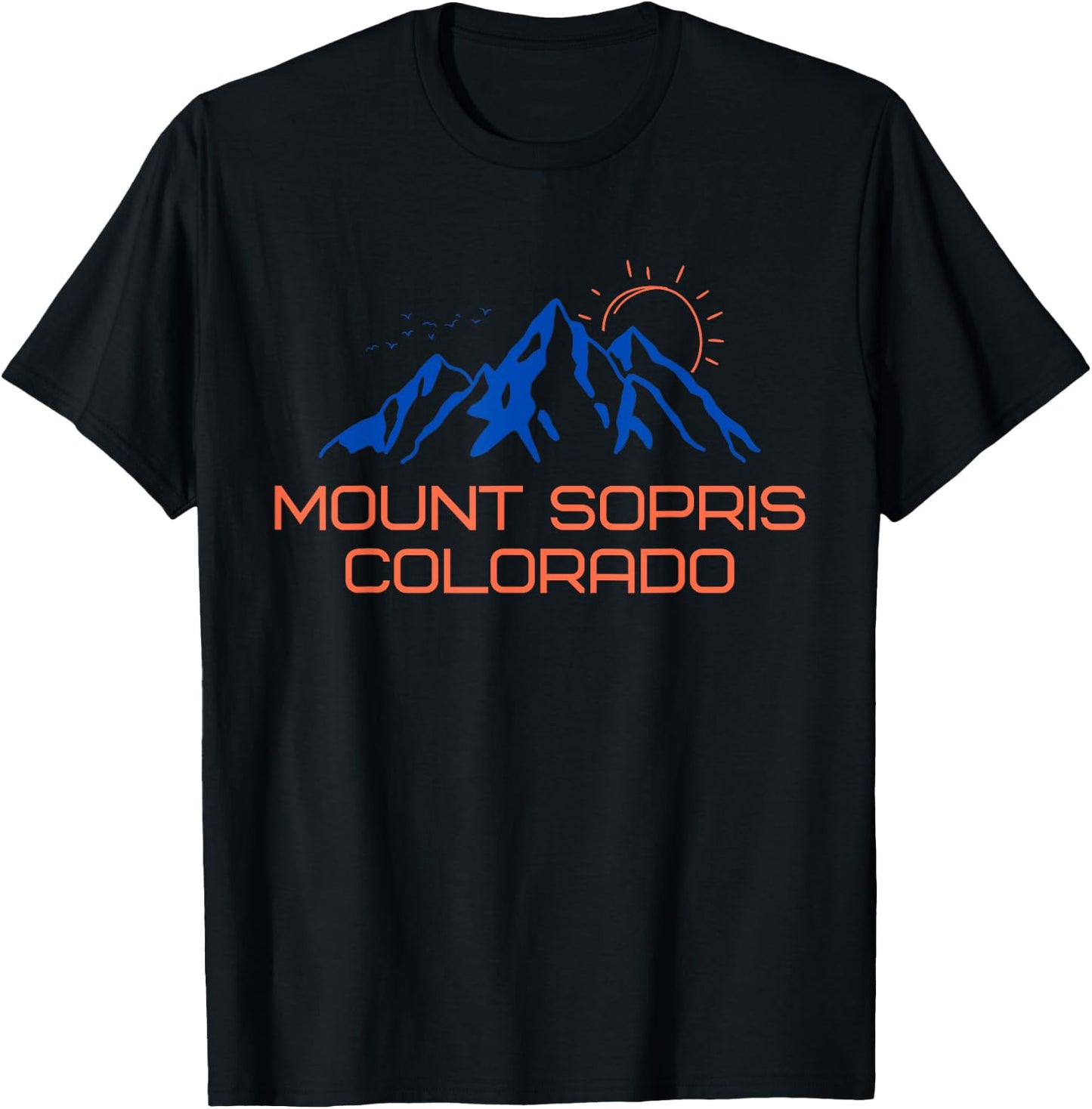 Hiking Mount Sopris Colorado Mountain Climbing a T-Shirt - T-Shirt | Black