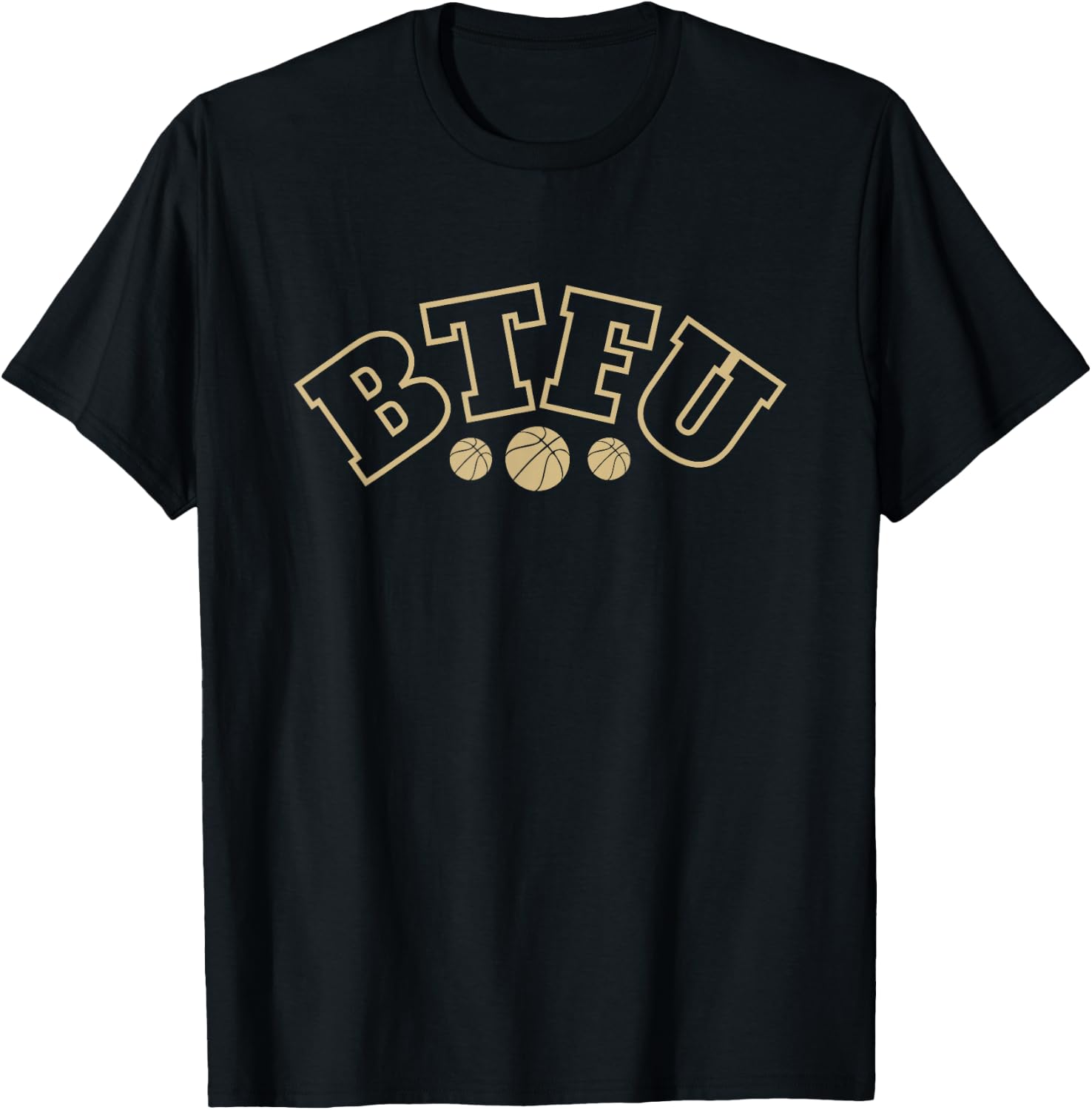 BTFU Basketball T-Shirt - T-Shirt | Black