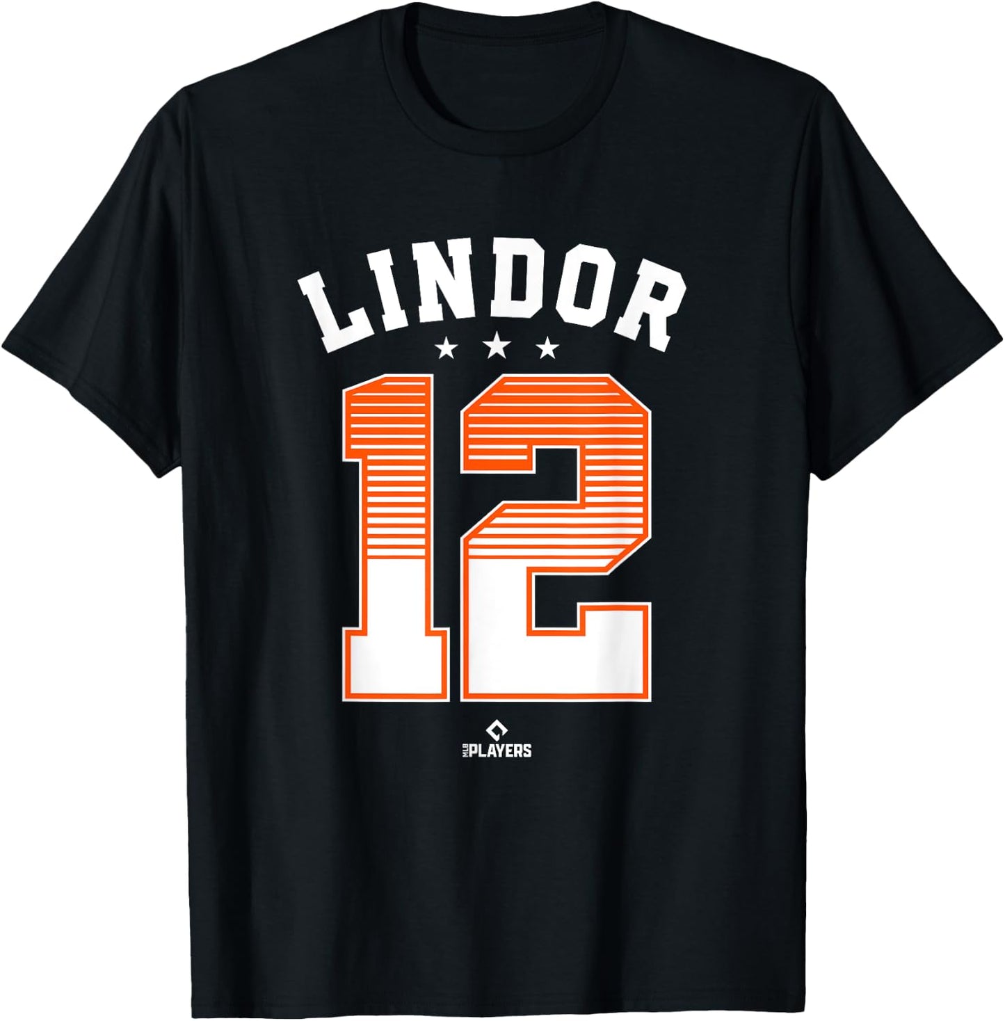 Francisco Lindor 12 New York MLBPA T-Shirt - T-Shirt | Black