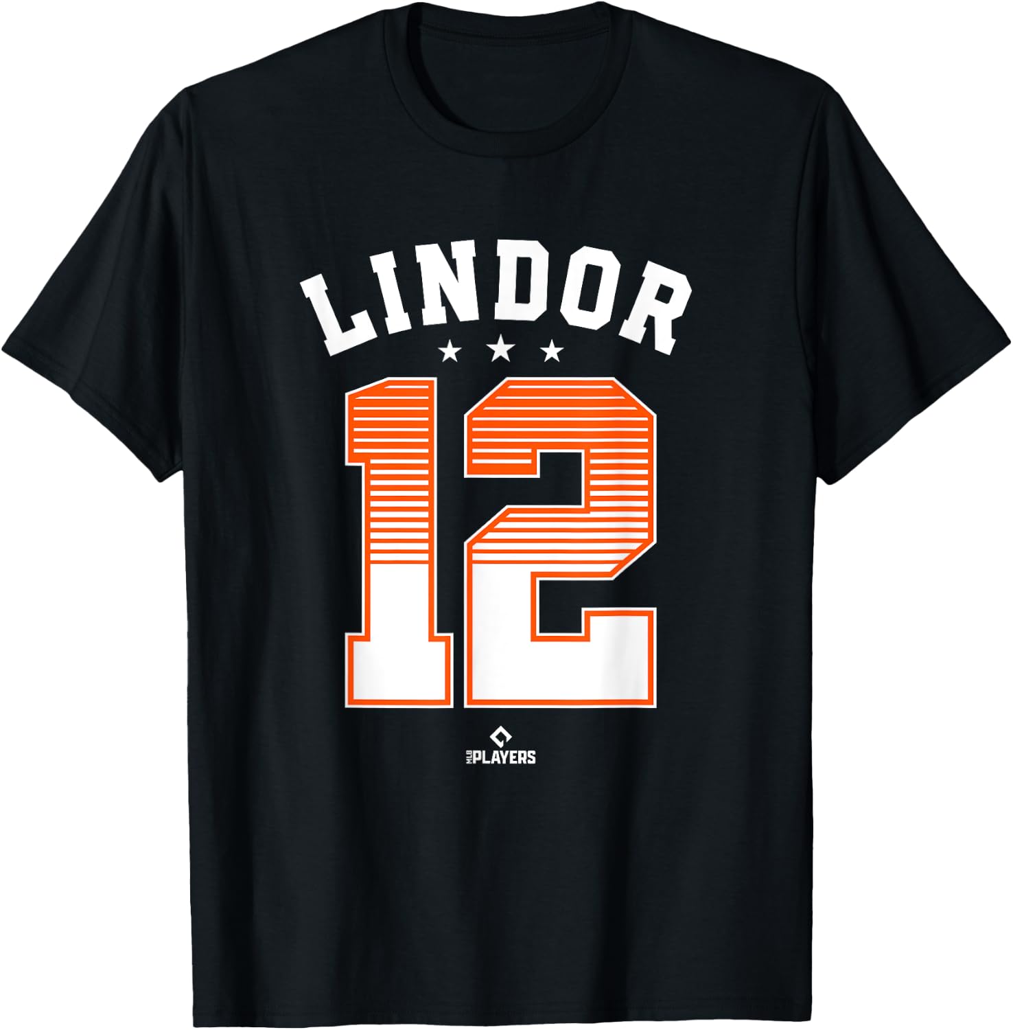 Francisco Lindor 12 New York MLBPA T-Shirt - T-Shirt | Black