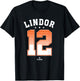 Francisco Lindor 12 New York MLBPA T-Shirt - T-Shirt | Black