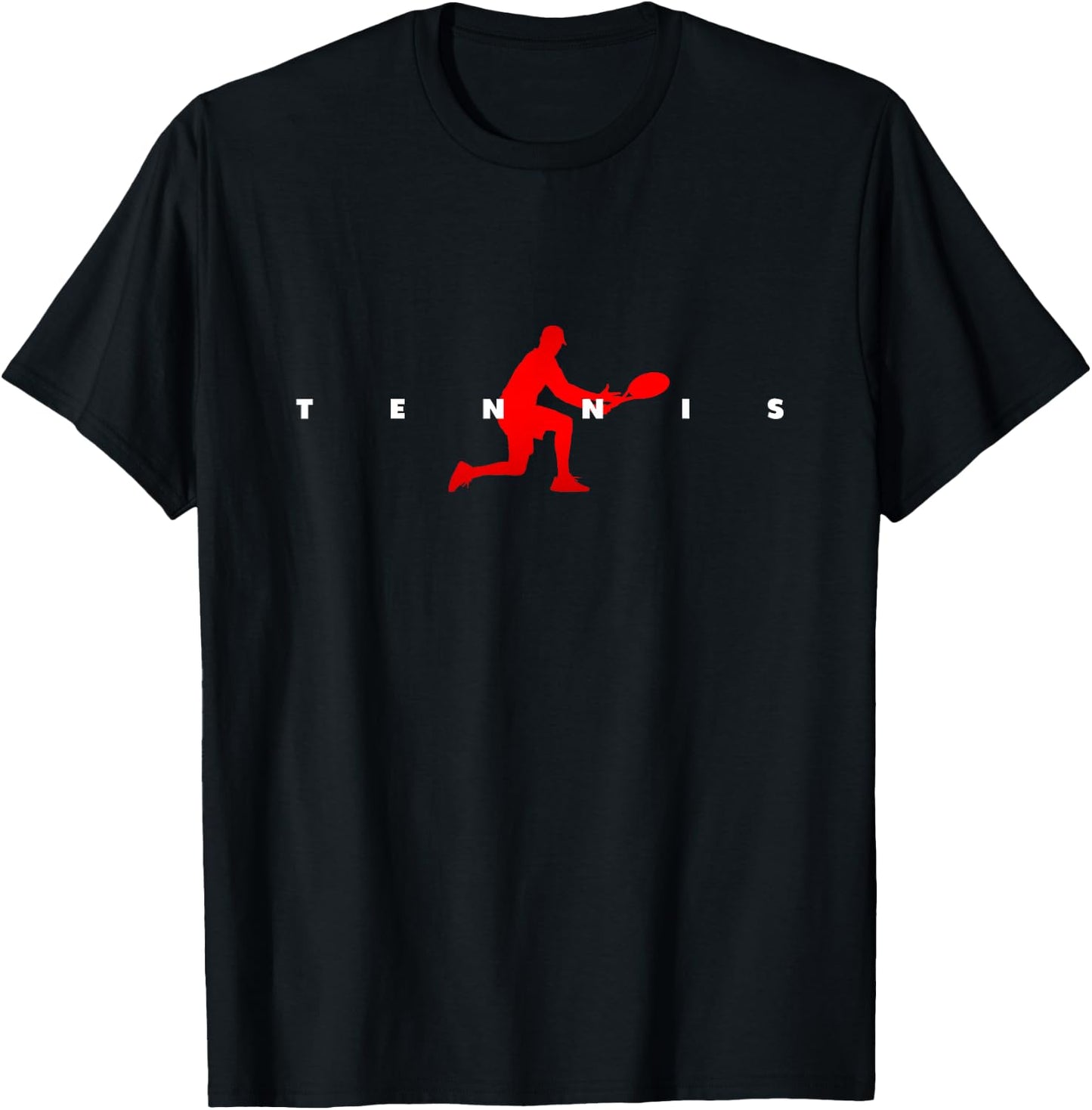 Tennis Apparel - Tennis T-Shirt - T-Shirt | Black