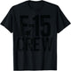 Eagle F-15 silhouette Jet Fighter Crew and Team Fighter jet T-Shirt - T-Shirt | Black