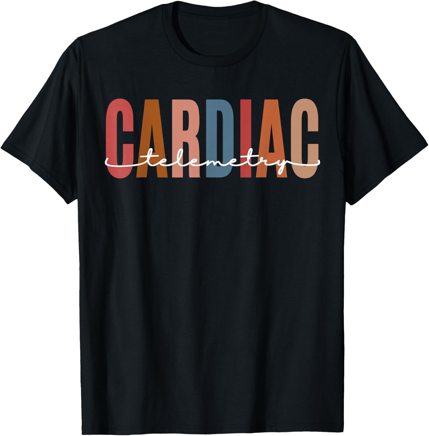 Cardiac Telemetry Nursing Funny Progressive Care Nurse T-Shirt - T-Shirt | Black