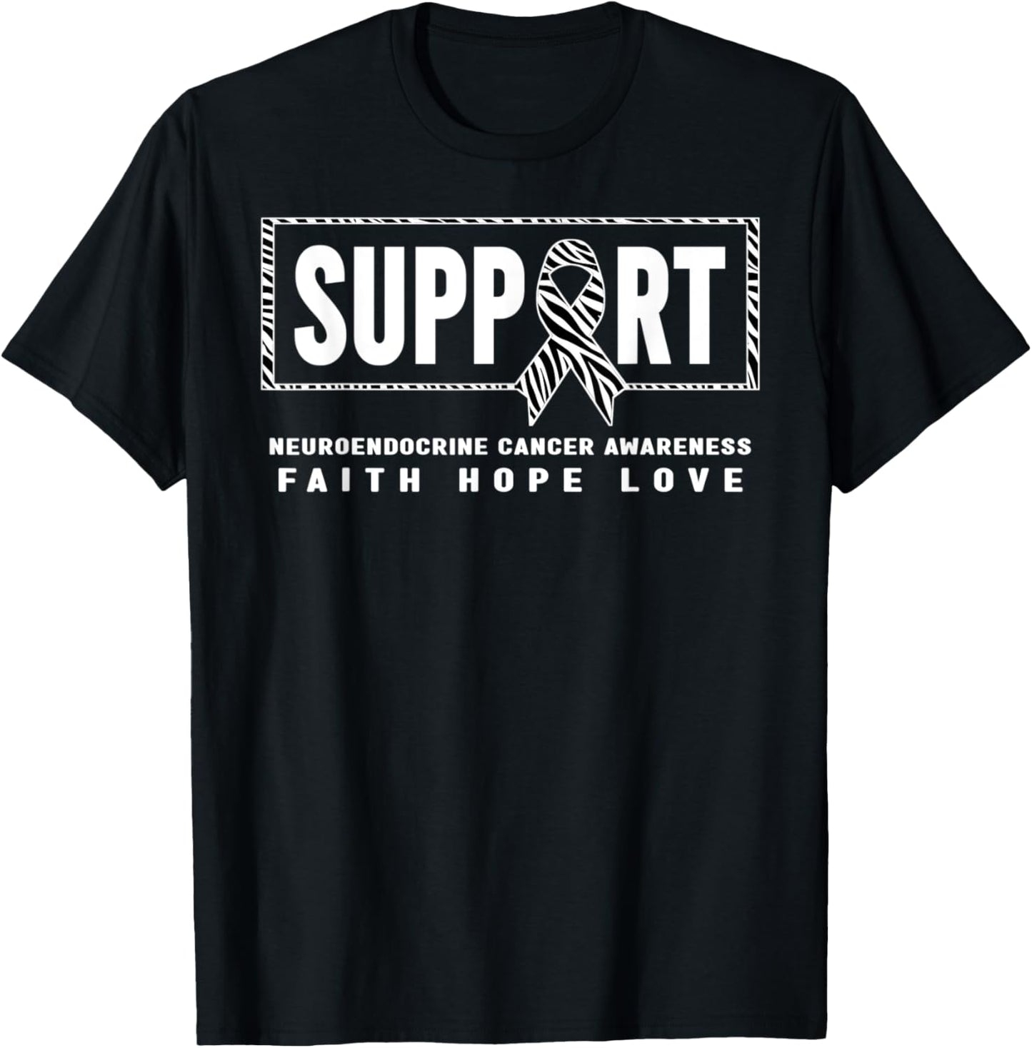 NET Cancer Shirt - Support Neuroendocrine Cancer Awareness T-Shirt - T-Shirt | Black