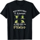 Never Underestimate A Woman Who Loves Pilates Fitness T-Shirt - T-Shirt | Black