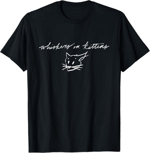 "Whiskers On Kittens" Adult T-Shirt - T-Shirt | Black