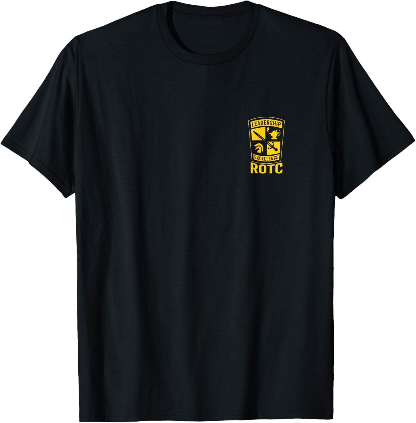 US Army ROTC Reserve Officer Training Corps Soldiers Logo T-Shirt - T-Shirt | Black