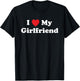 I Love My Girlfriend Classic in Black T-Shirt - T-Shirt | Black