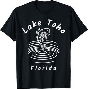 Lake Toho Florida Souvenir T-Shirt - T-Shirt | Black