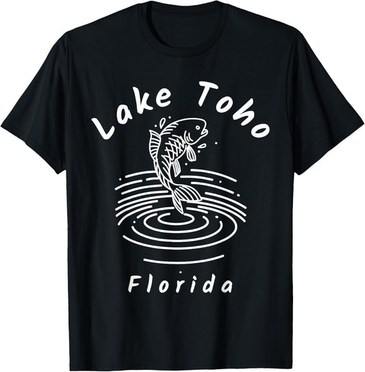 Lake Toho Florida Souvenir T-Shirt - T-Shirt | Black