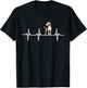 American Foxhound Groovy Heartbeat Foxhound Dog T-Shirt - T-Shirt | Black