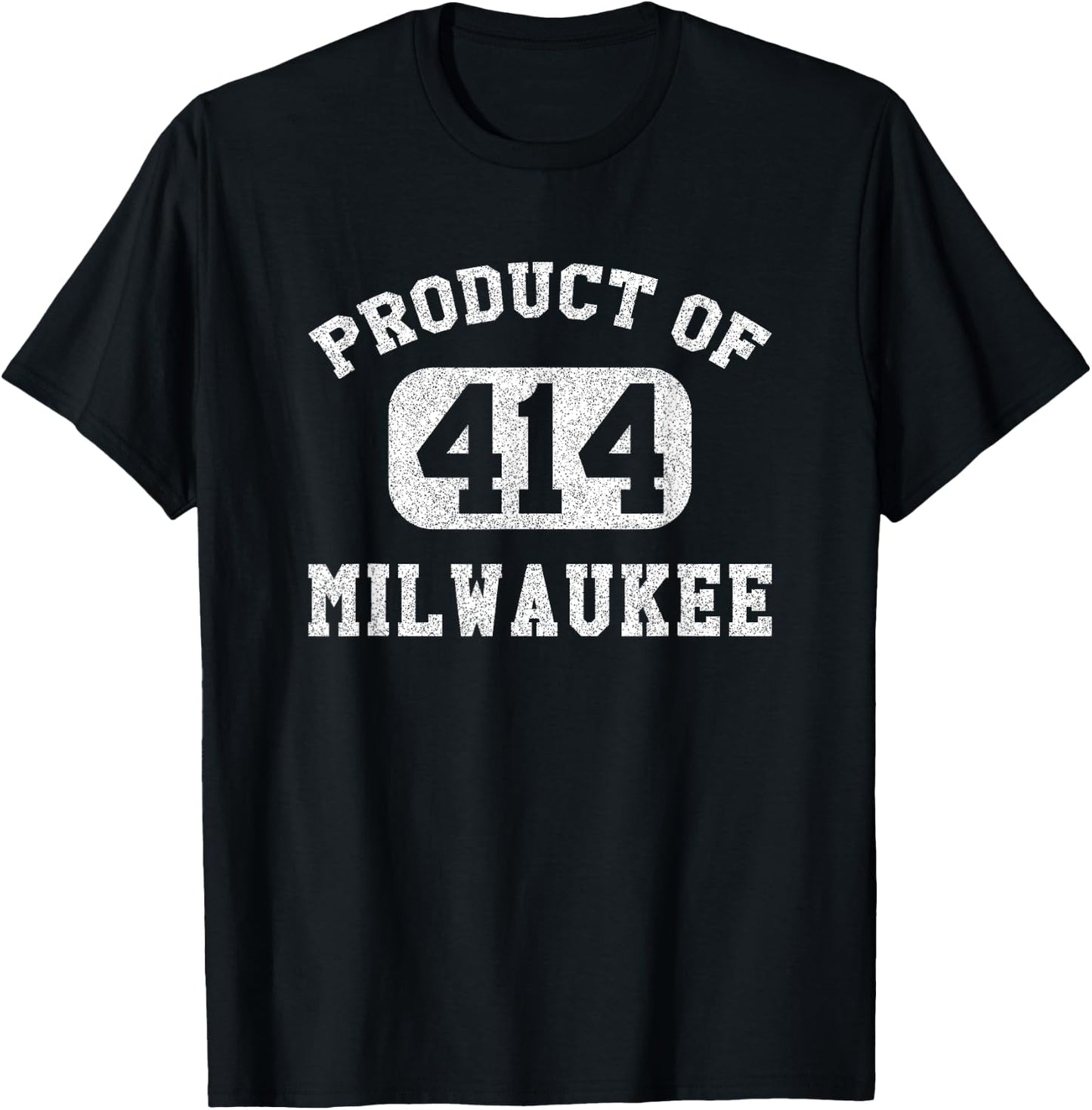 Milwaukee Wisconsin Vintage Retro Area Code T-Shirt - T-Shirt | Black
