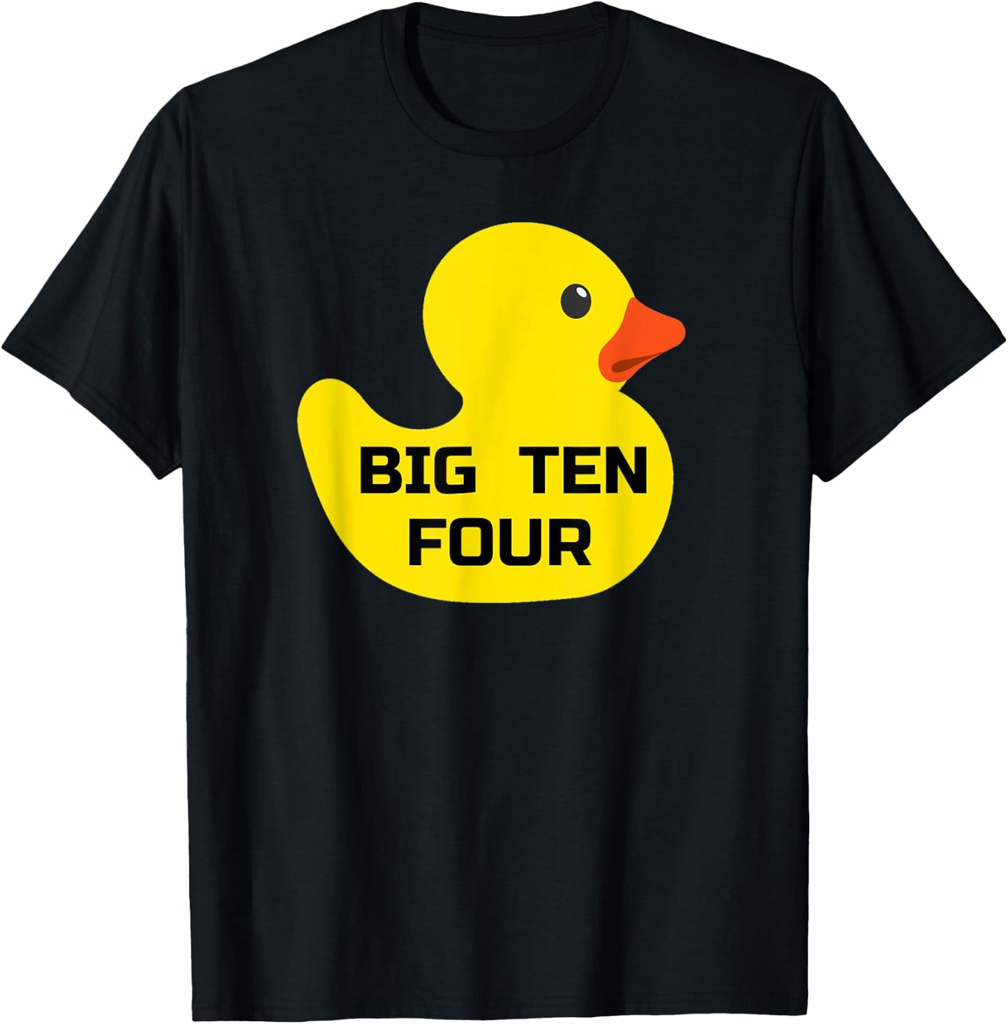 Trucker Rubber Ducky Big , Ten Four 10 , 4 T-Shirt - T-Shirt | Black