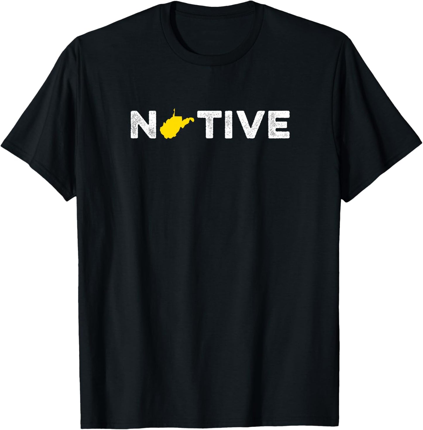 Native West Virginia Home State Pride Hiking T-Shirt - T-Shirt | Black