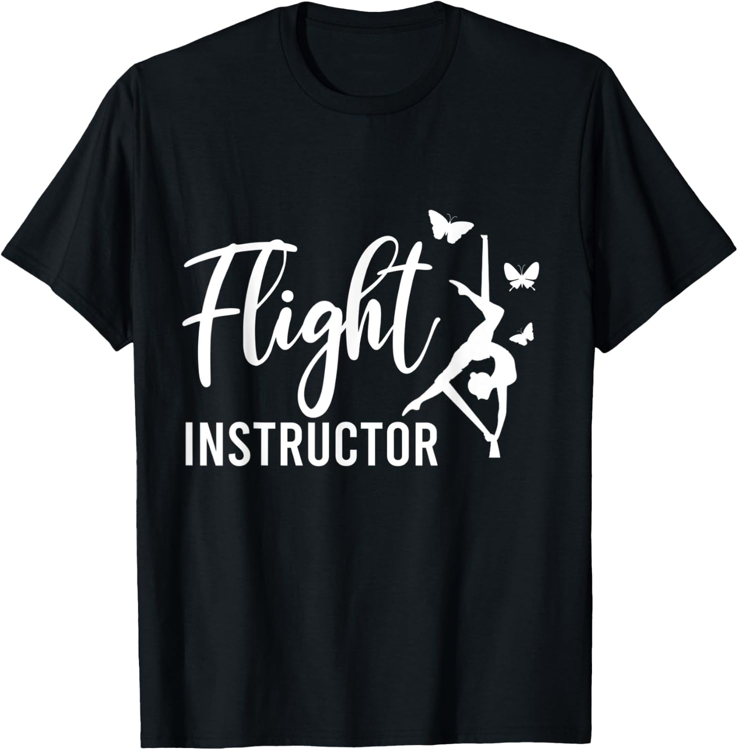 Flight Instructor Aerial Arts Aerialist Circus T-Shirt - T-Shirt | Black