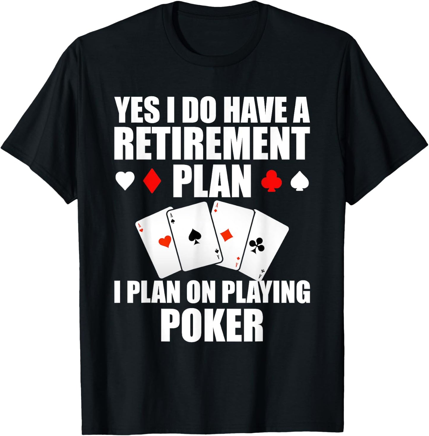 Funny Poker Design Women Poker Player Casino Gambler T-Shirt - T-Shirt | Black
