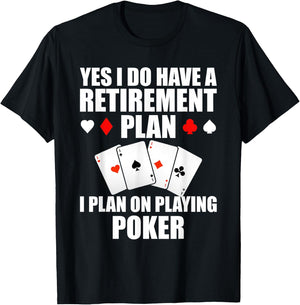 Funny Poker Design Women Poker Player Casino Gambler T-Shirt - T-Shirt | Black