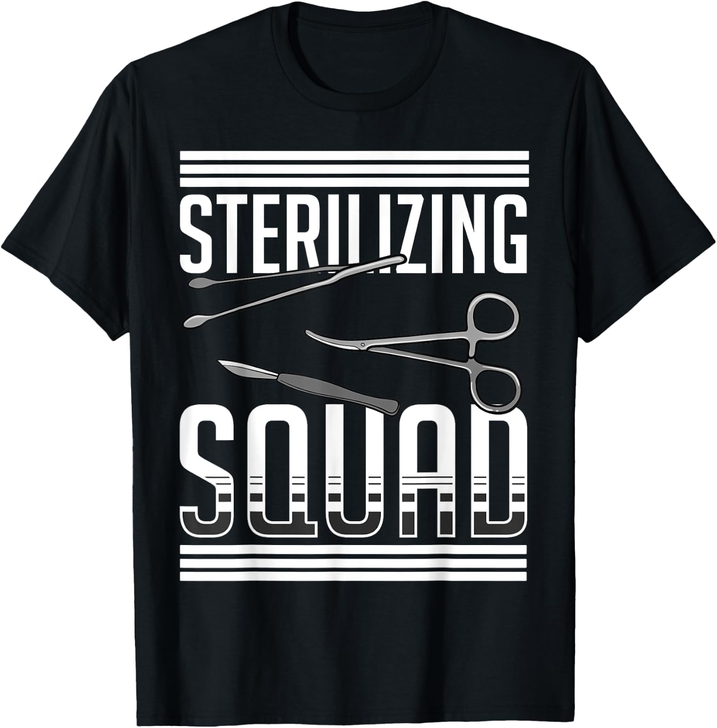 Sterile Processing Technician Instruments Tech Certification T-Shirt - T-Shirt | Black