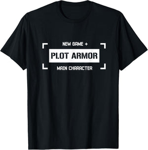 Plot Armor T-Shirt - T-Shirt | Black