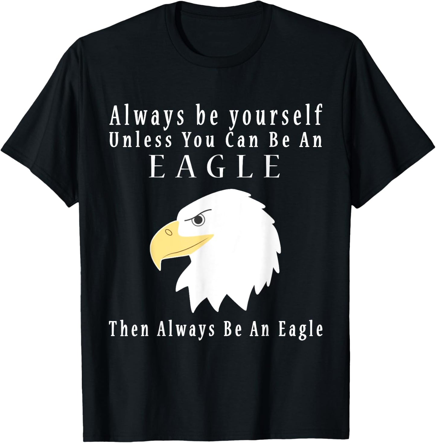 Funny Eagle Vintage Funny Saying Eagles Lovers Jokes T-Shirt - T-Shirt | Black