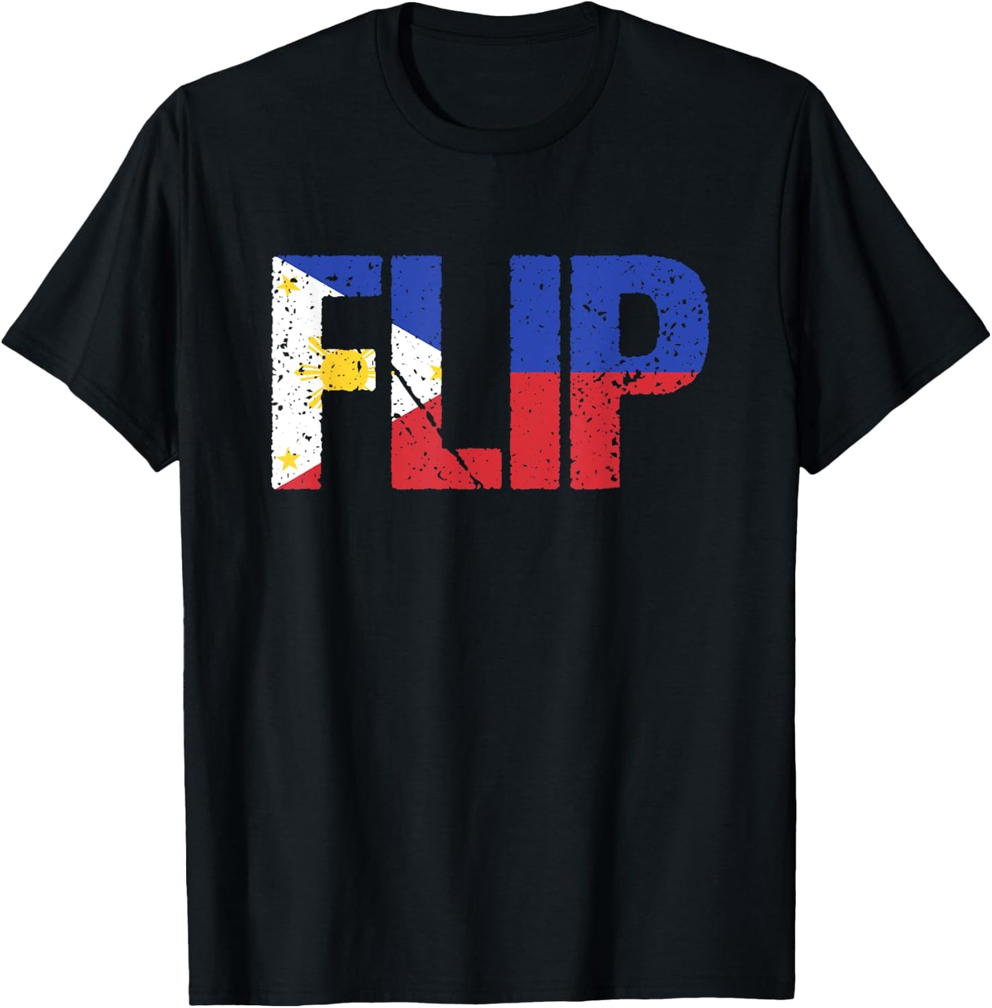 Flip Philippines Pinoy Pinay Filipino Filipina T-Shirt - T-Shirt | Black