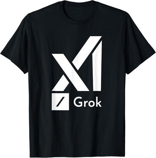 Grok AI - World's Funniest Artificial Intelligence Software T-Shirt - T-Shirt | Black