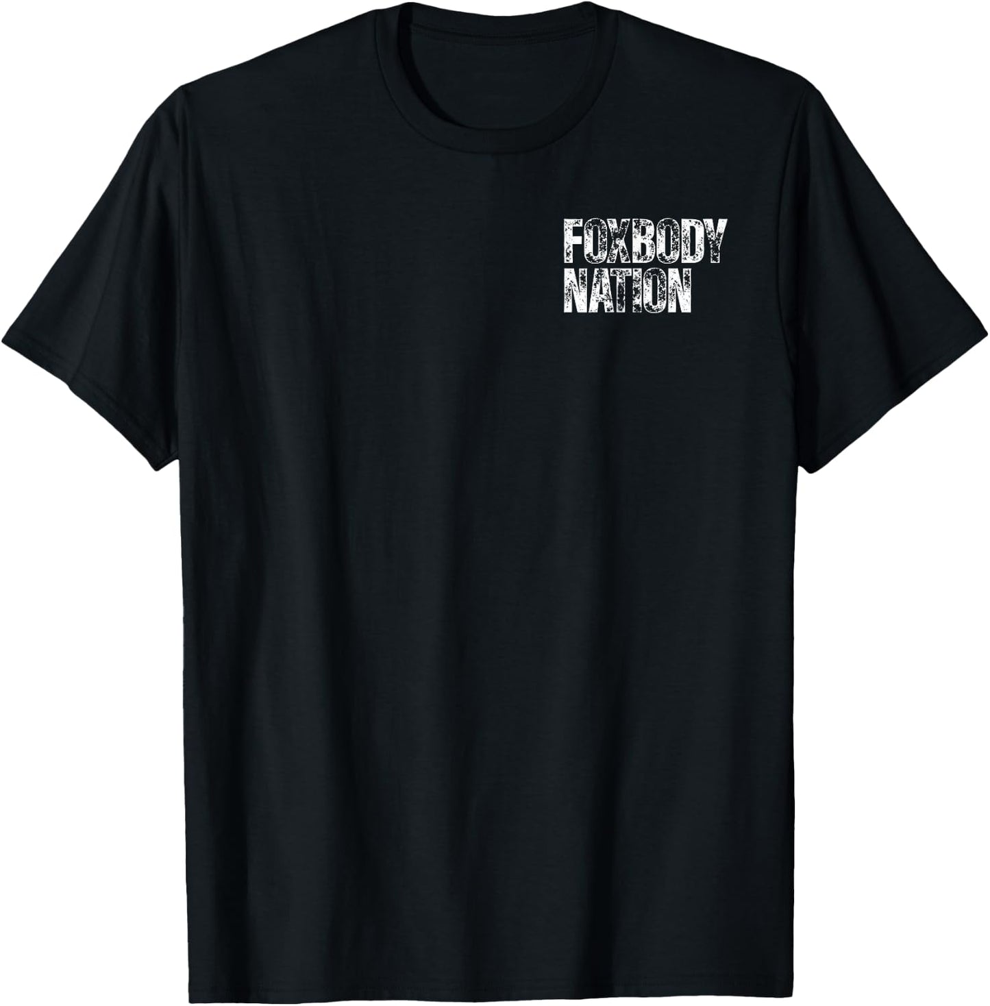 Foxbody, Foxbody Nation, Foxbody stang, Car enthusiast T-Shirt - T-Shirt | Black