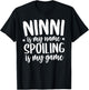 Ninni Shirts Ninni is my Name Spoiling is my Game T-Shirt - T-Shirt | Black