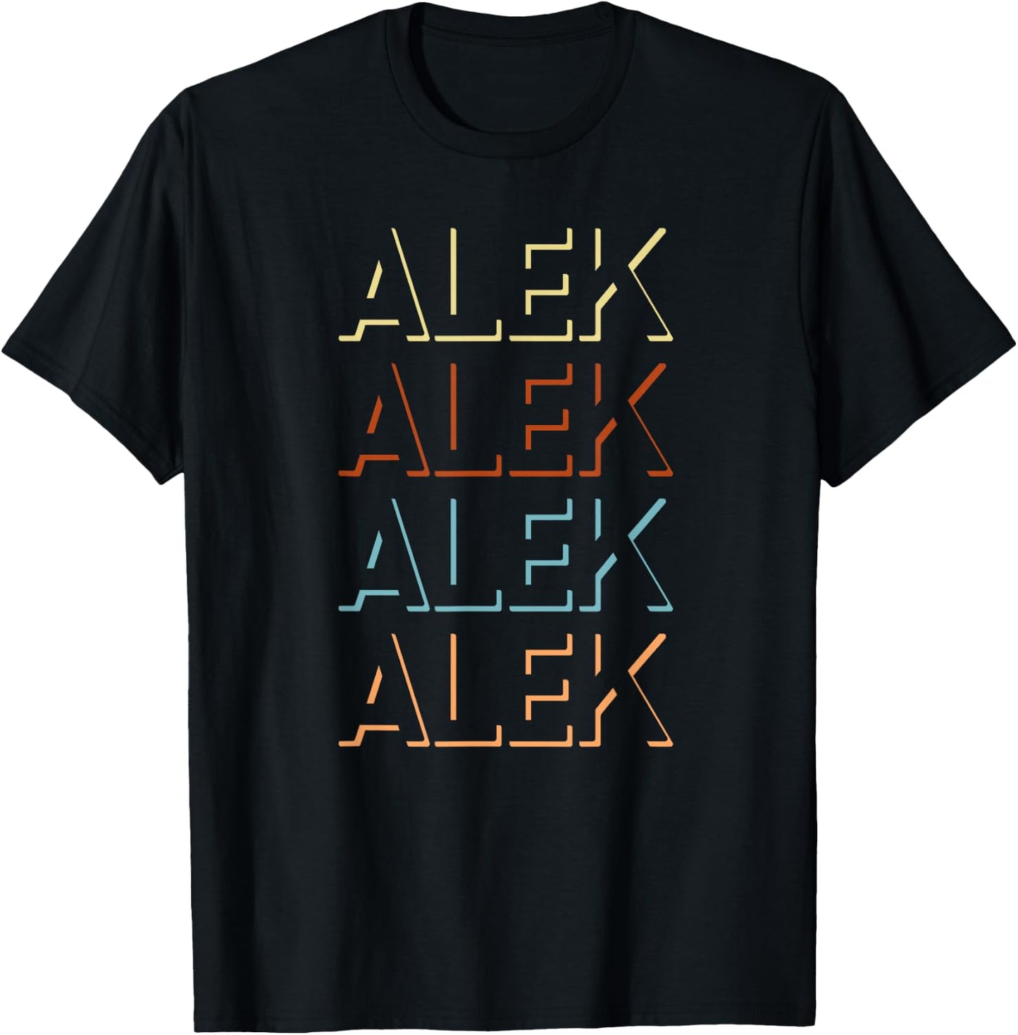 Alek First Name My Personalized Named T-Shirt - T-Shirt | Black