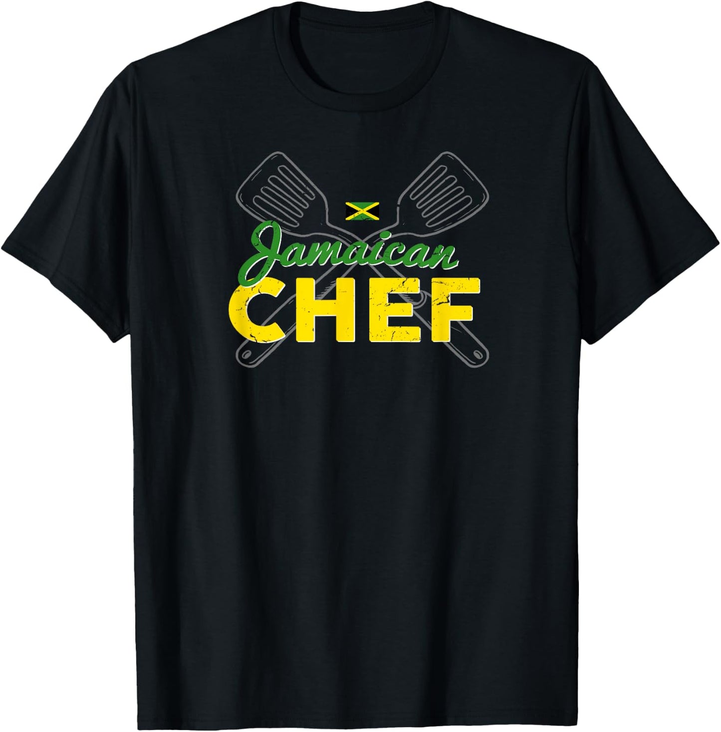JAMAICAN CHEF Best Cooking Women & Men T-Shirt - T-Shirt | Black