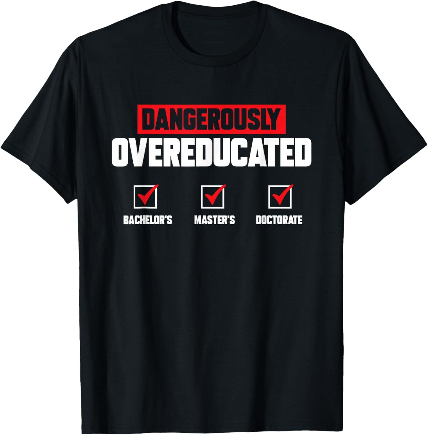 PhD Graduate Doctorate Degree Ph.D. Graduation T-Shirt - T-Shirt | Black