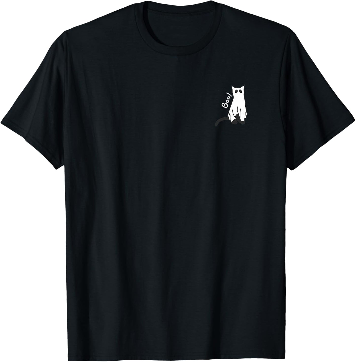 Ghost cat T-Shirt - T-Shirt | Black