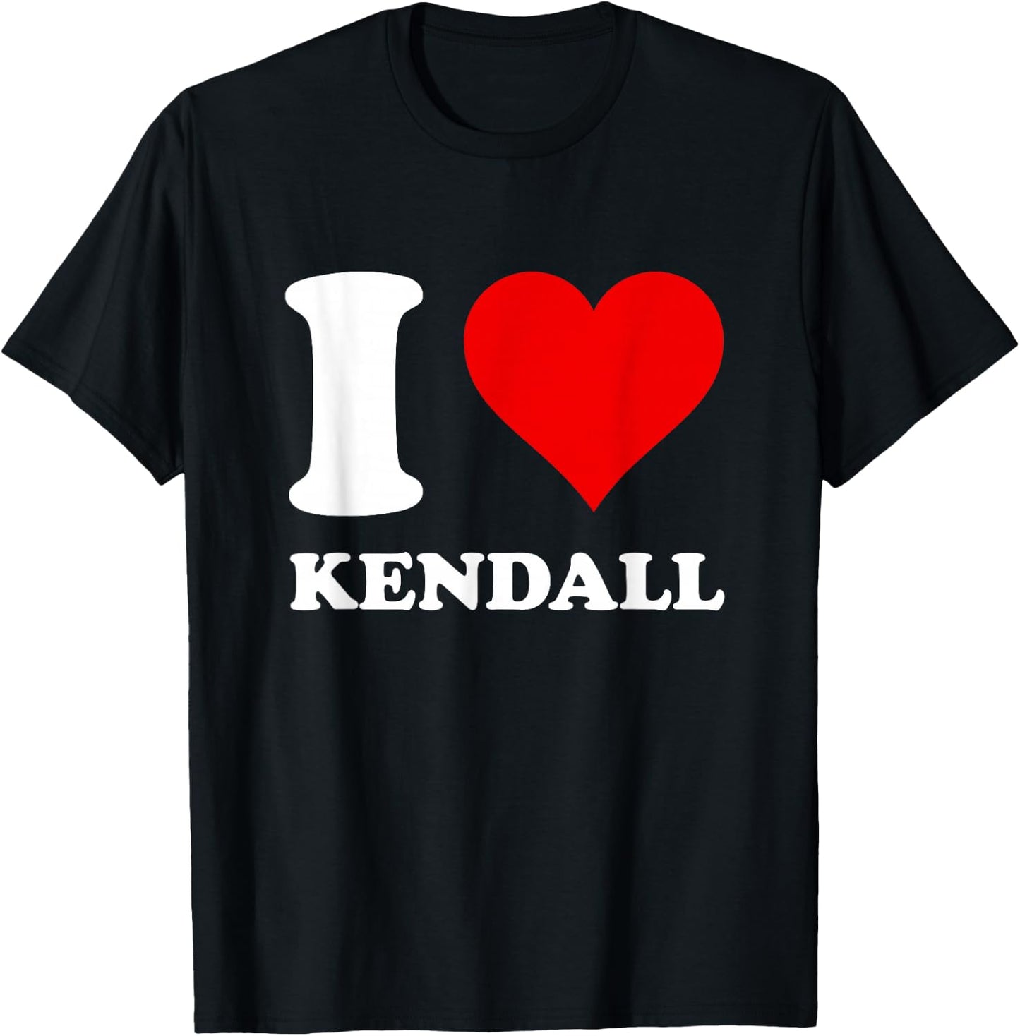 I Love Kendall T-Shirt - T-Shirt | Black