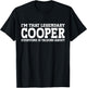 Cooper Personal Name Funny Cooper T-Shirt - T-Shirt | Black
