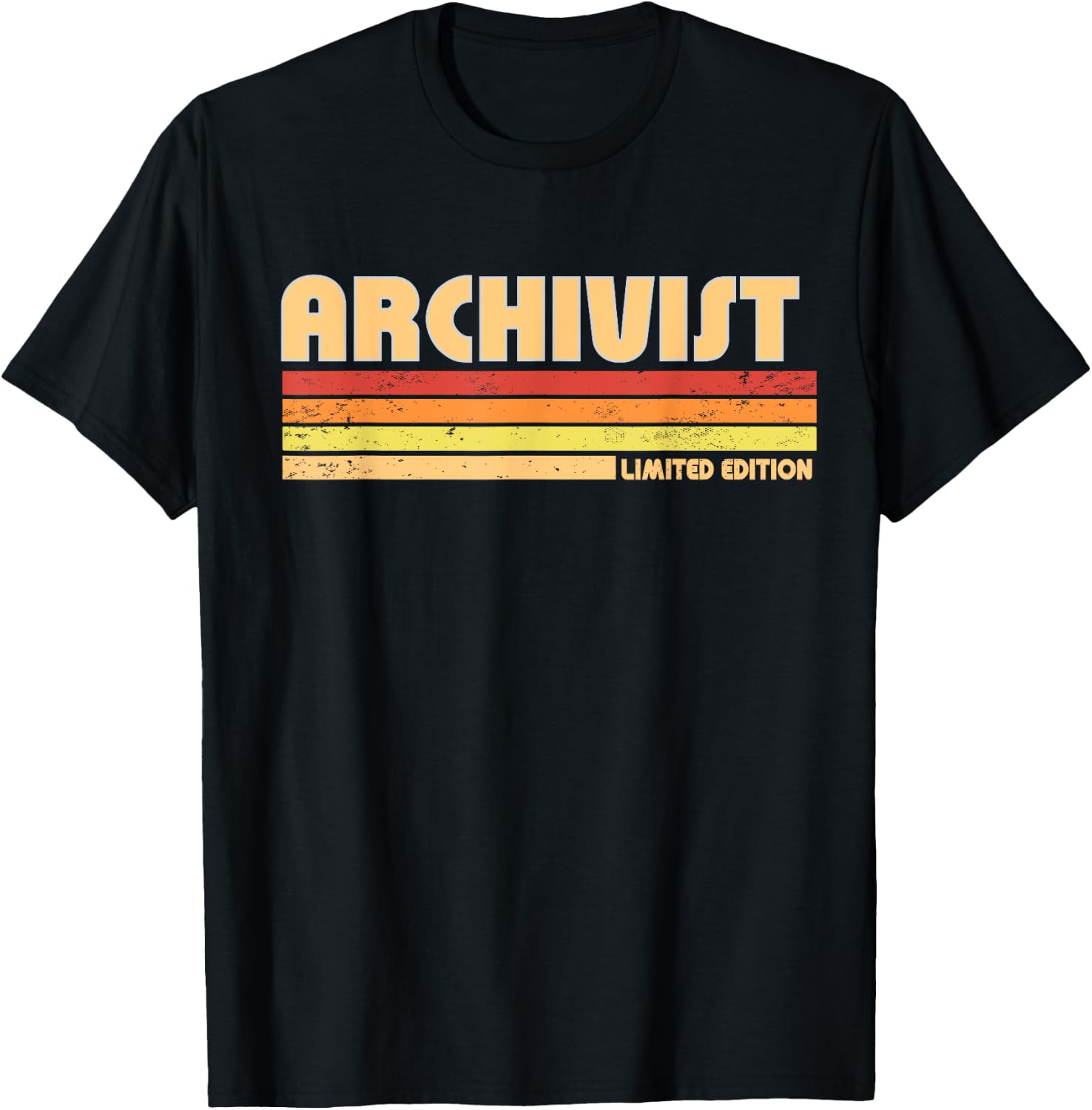 ARCHIVIST Funny Personalized Title Profession Birthday Idea T-Shirt - T-Shirt | Black